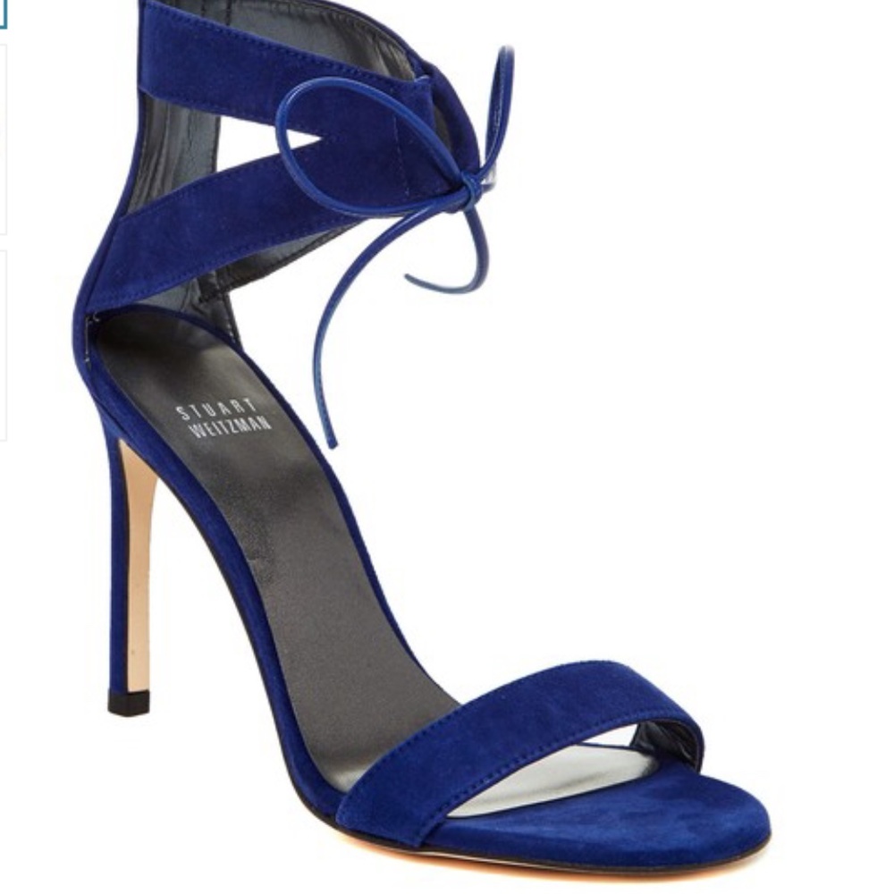 Stuart Weitzman Tynela Ankle Strap Sandal Sapsue